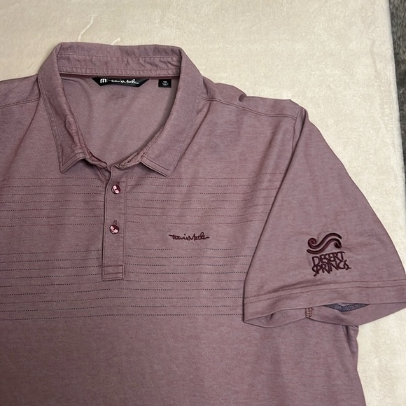 Travis Mathew XXL light purple short sleeve golf polo “Desert Springs” - Picture 2 of 10